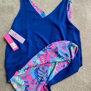 Lily pulitzer florin reversible tank